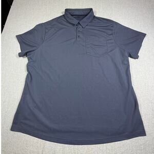 Brahma Mens 3XL Gray Polo Shirt Short Sleeve Summer Casual Work Cotton Top